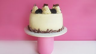 Blackberry Cake with buttercream frosting / Торт с Ежевикой и шоколадом
