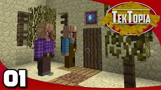Welsknight Plays TekTopia - Ep. 1: Getting Started! | Minecraft Modded Survival