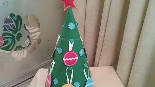 Ёлочка из фетра. МК. Christmas Tree made of felt