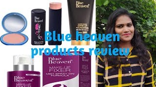 BLUE HEAVEN FOUNDATION || Blue heaven products review || OFFICE MAKE UP