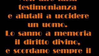 Fabrizio De Andrè - Il Testamento Di Tito + Testo