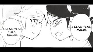 Splatoon Callie x Marie Yuri Doujin "Himitsugoto"