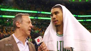 Jayson Tatum says he’s benefiting from Celtics’ winning tradition | ESPN