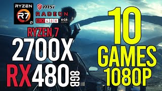 Part1! 10 GAMES on RX 480 8gb 1080p FPS BENCHMARK 2018!