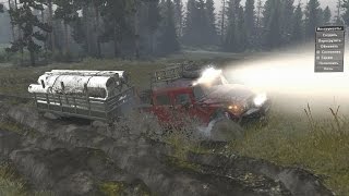 SpinTires 03.03.16 HUMMER-H1(ДОРАБОТКА!!!)Работает в мультиплеере!