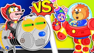 Lion Family Official Channel ? Iron Robot #13. Millipede vs Transformer | Cartoon for Kids
