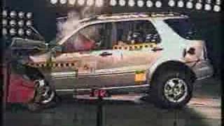 Crash Test of 2005 Mercedes Benz Ml 500 w/sab