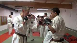 Kyokushin, Ashihara, Shinkyokushin joined combat training 23 sept 2012 Delfzijl