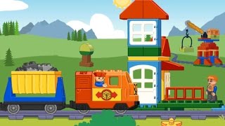 Cartoon Lego Duplo Trains Cute and Animations Lego Education Game for Toddlers and Preschoolers