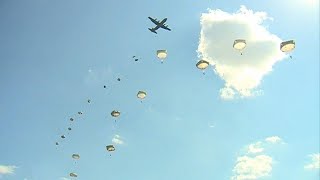 Показательные учения воздушно-десантных войск прошли в Грузии