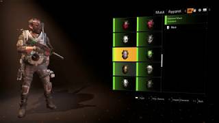 The Division 2 - All 12 Hunter Masks Showcase