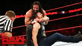 Elias Samson’s debut against Dean Ambrose gets disrupted by an A-List assault: Raw, May 22, 2017