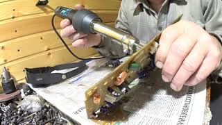 Фен лучше чем паяльник!!!