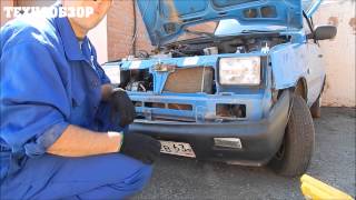 Монтаж тюнинг бампера Я робот на Оку  Проект ОкаYota