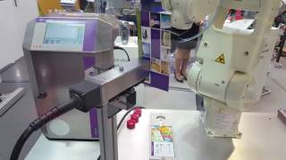 Taropak 2016  Robot Kawasaki  Laser SmartLase C350  Ink Jet 9450C Markem-Imaje