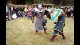 Medieval Swordfight in Heavy Armor