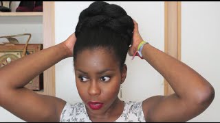 CHIGNON EFFET NATUREL AVEC DES EXTENSIONS