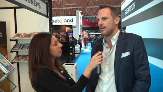 Alessandro Fried at Enada Rimini 2017 with an Interview for GiocoNews
