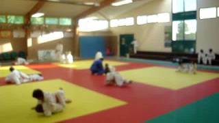 Randori au sol en baby judo