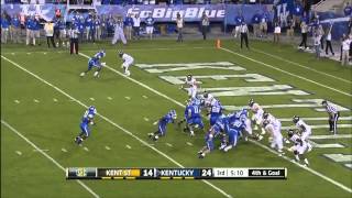 09/08/2012 Kent State vs Kentucky Football Highlights