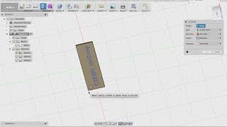[CSE590] Keychain Example with Autodesk Fusion 360 (NO SOUND)