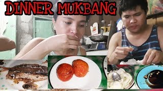 DINNER MUKBANG || PRITONG DALAGANG BUKID, PIPINO AT KAMATIS