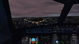 Prepar3d V4.1 - SBSP 17R Approach (Congonhas International Airport) - FSLABS A320