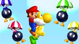 New Super Mario World HD Remake - Walkthrough #02 flying Bob-ombs