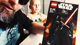 UNBOXING LEGO STAR WARS Kylo Ren - Sorry tato! Przeciąłem Ci rękę
