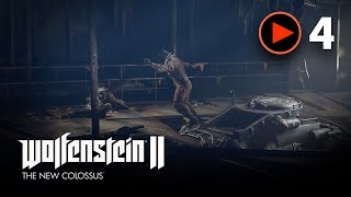 Прохождение Wolfenstein II The New Colossus #4. Как добраться до стейт билдинг