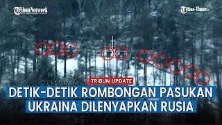 Iring-iringan Pasukan Ukraina dan Paritnya Diluluhlantakkan Artileri Rusia