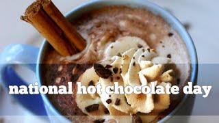 ENJOY HOT CHOCOLATE on National Hot Chocolate Day/Happy Hot Chocolate Day Whatsapp Status/31st Jan