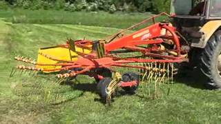 Zgrabiarka niemeyer rs 340 Da Super| Sianokosy 2011 ursus john deere Mazury