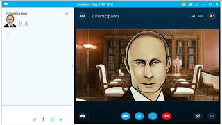 Поздравление с днём рождения для Виктора от Путина по скайпу