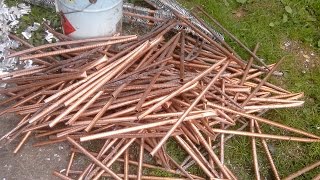 ⚒Демонтаж радиатора, разделение меди и алюминия, лом металл цветной, медь, алюминий⚒
