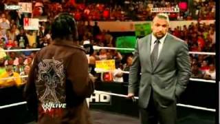 triple h and r truth funny moment