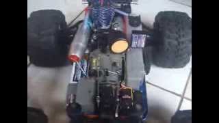 traxxas t-maxx com partida elétrica pelo controle parte 2