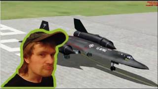 Microsoft Flight Simulator X SR-71 BlackBird обзор от Ваномаса