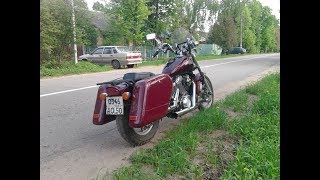 Самодельные боковые кофры на Honda Shadow VT. Часть-1. Предистория и демонтаж старых.