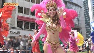 【神戸まつり2018】サンバ高画質④ソウ ナッセンチ Sol Nascente Japanese beauties Samba Sexy Dance Kobe Festival 2018 Japan