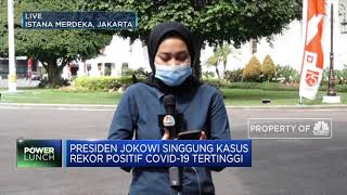 Jokowi Kembali Sentil Rekor Kasus Positif Corona di RI