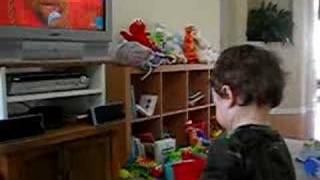 Baby does Yo Gabba Gabba Biz' Beat of the Day