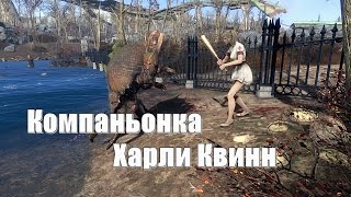 Fallout 4 - Компаньонка Харли Квинн / Harley Quinn WIP (pc 4k)