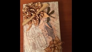 Блокнот винтажный. (Vintage Notepad). Diy