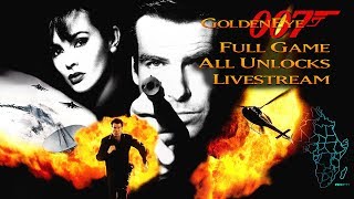 GoldenEye 007 N64 - 100% Livestream - Real N64 capture