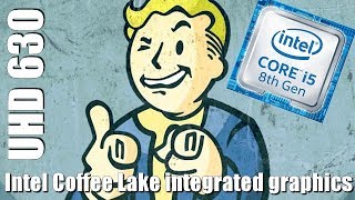 Playing Fallout 4 on Intel Coffee Lake UHD 630 (no discrete graphics card)