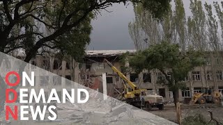 Russian Strikes Hit School Shelter