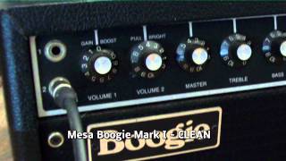 Demo sounds TCase 2xISO - Mesa Boogie Mark I - Marshall AFD-100 Slash Signature