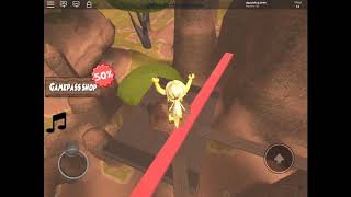 Playing escape the safari obby.
