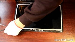 HP Compaq CQ58 screen replacement, замена матрицы ноутбука